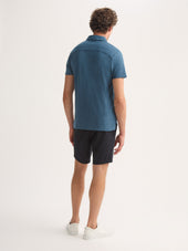 Men S Polo Shirt Ramsay Pique Cotton Lyocell