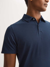 Men S Polo Shirt Ramsay Pique Cotton Lyocell