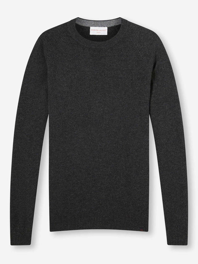 Men's Sweater Finley Cashmere Charcoal