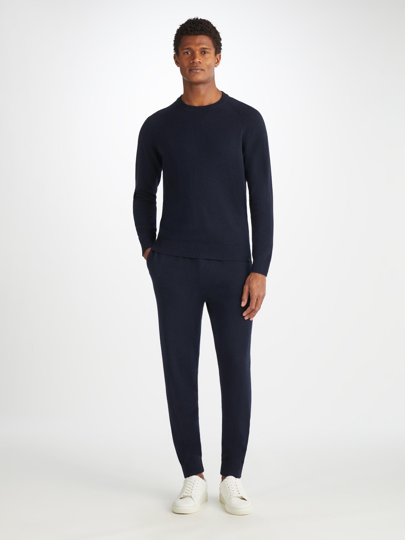 Men S Finley Sweater And Track Pants Cashmere Set