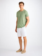 Men S T Shirt Jordan Linen Green