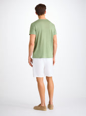 Men S T Shirt Jordan Linen Green