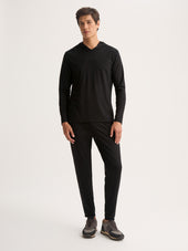 Men S Pullover Hoodie Basel Micro Modal Stretch