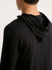Men S Pullover Hoodie Basel Micro Modal Stretch