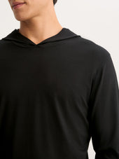 Men S Pullover Hoodie Basel Micro Modal Stretch