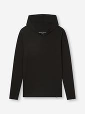 Men's Pullover Hoodie Basel Micro Modal Stretch Black