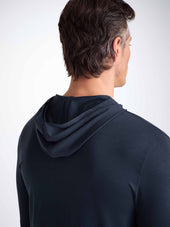 Men S Pullover Hoodie Basel Micro Modal Stretch