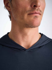 Men S Pullover Hoodie Basel Micro Modal Stretch