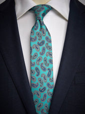 Turquoise Tie Paisley