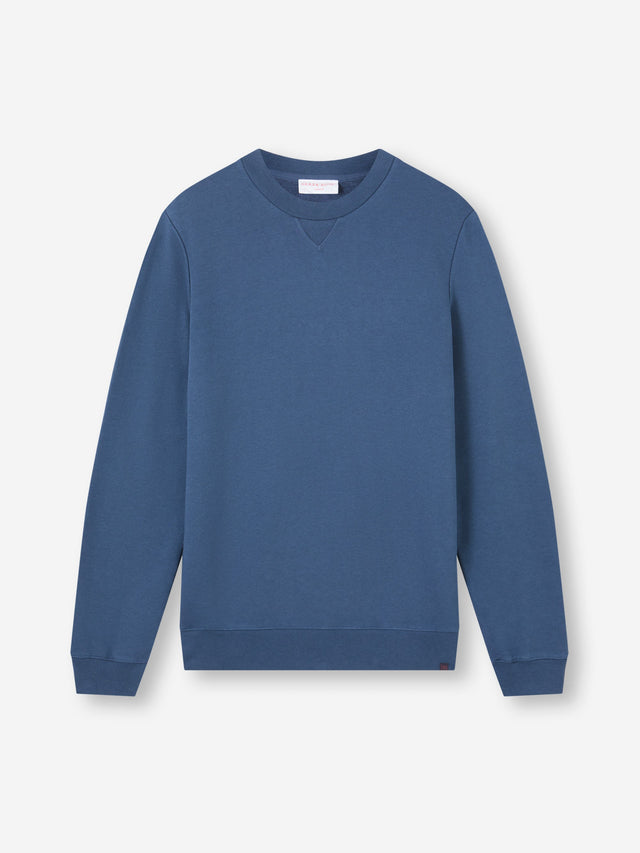 Men's Sweatshirt Quinn Cotton Modal Denim