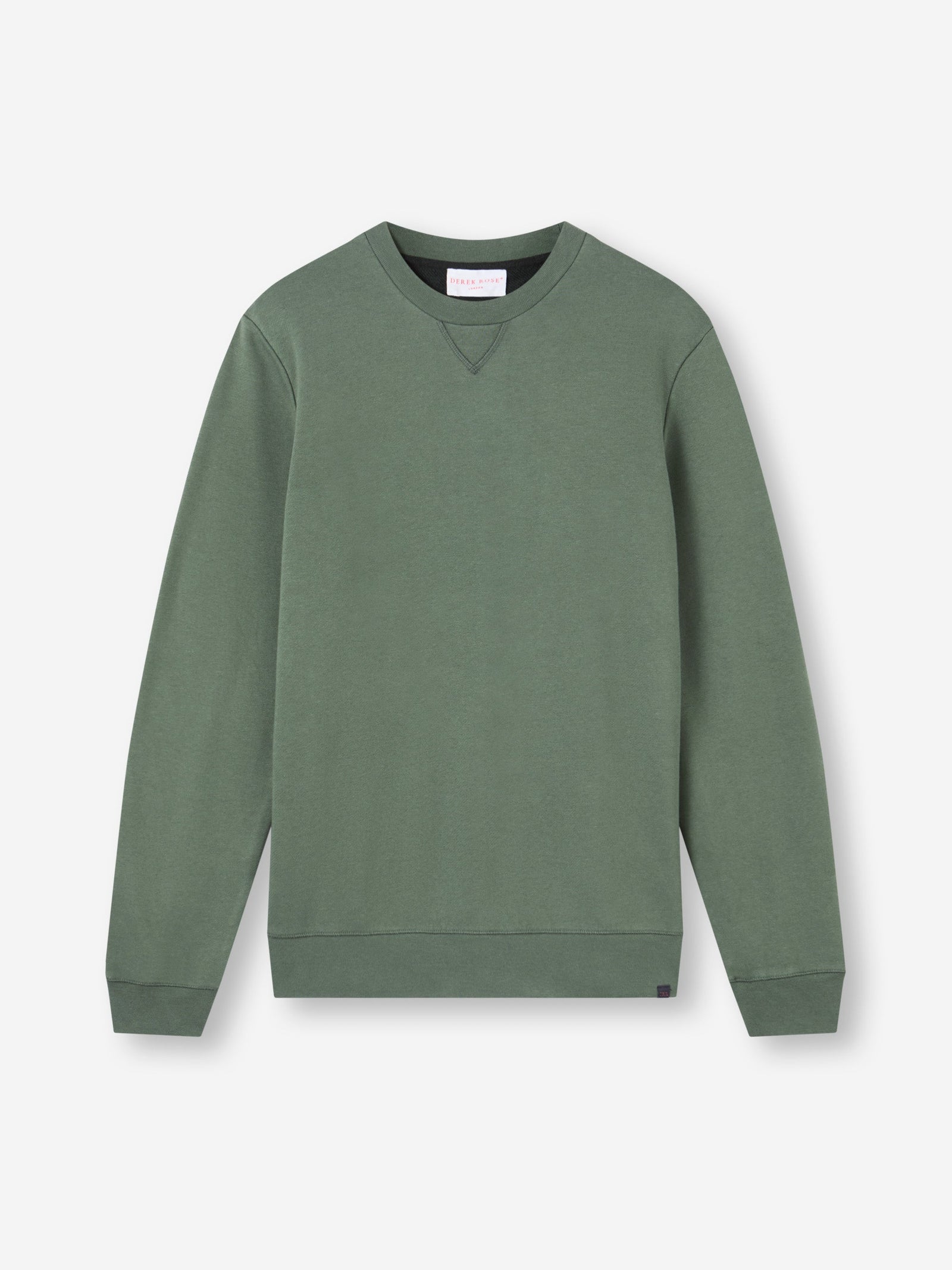 Men S Sweatshirt Quinn Cotton Modal Soft Green