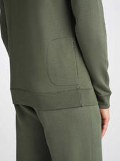 Men S Sweatshirt Quinn Cotton Modal Soft Green