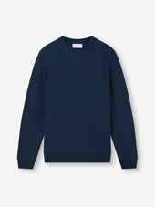 Men's Sweatshirt Quinn Cotton Modal Navy