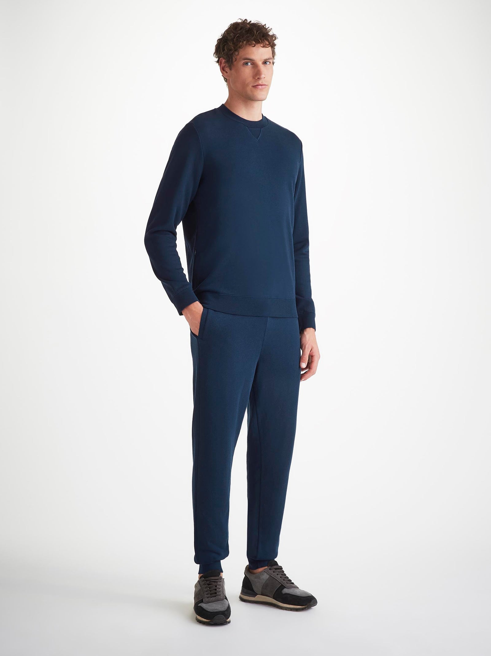 Men S Sweatshirt And Sweatpants Quinn Cotton Modal Set