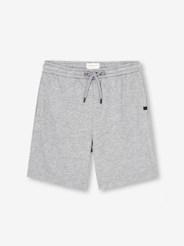 Men's Sweat Shorts Quinn Cotton Modal Silver