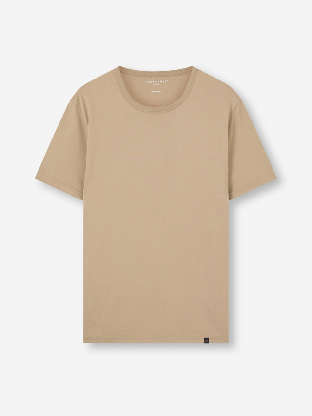 Men's T-Shirt Barny Pima Cotton Taupe