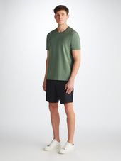 Men S T Shirt Barny Pima Cotton Soft Green