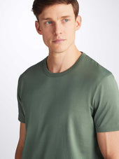 Men S T Shirt Barny Pima Cotton Soft Green