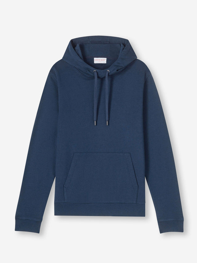 Men's Pullover Hoodie Quinn Cotton Modal Navy