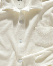 White Terry Camisa Shirt