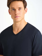 Men S V Neck T Shirt Barny Pima Cotton