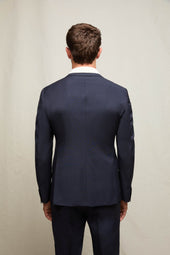 Abito PALOMA Drop 8 in lana blu notte