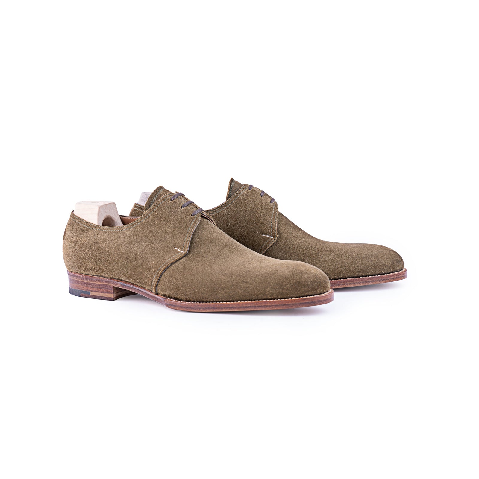 Derby Three Eyelets Plain Tip