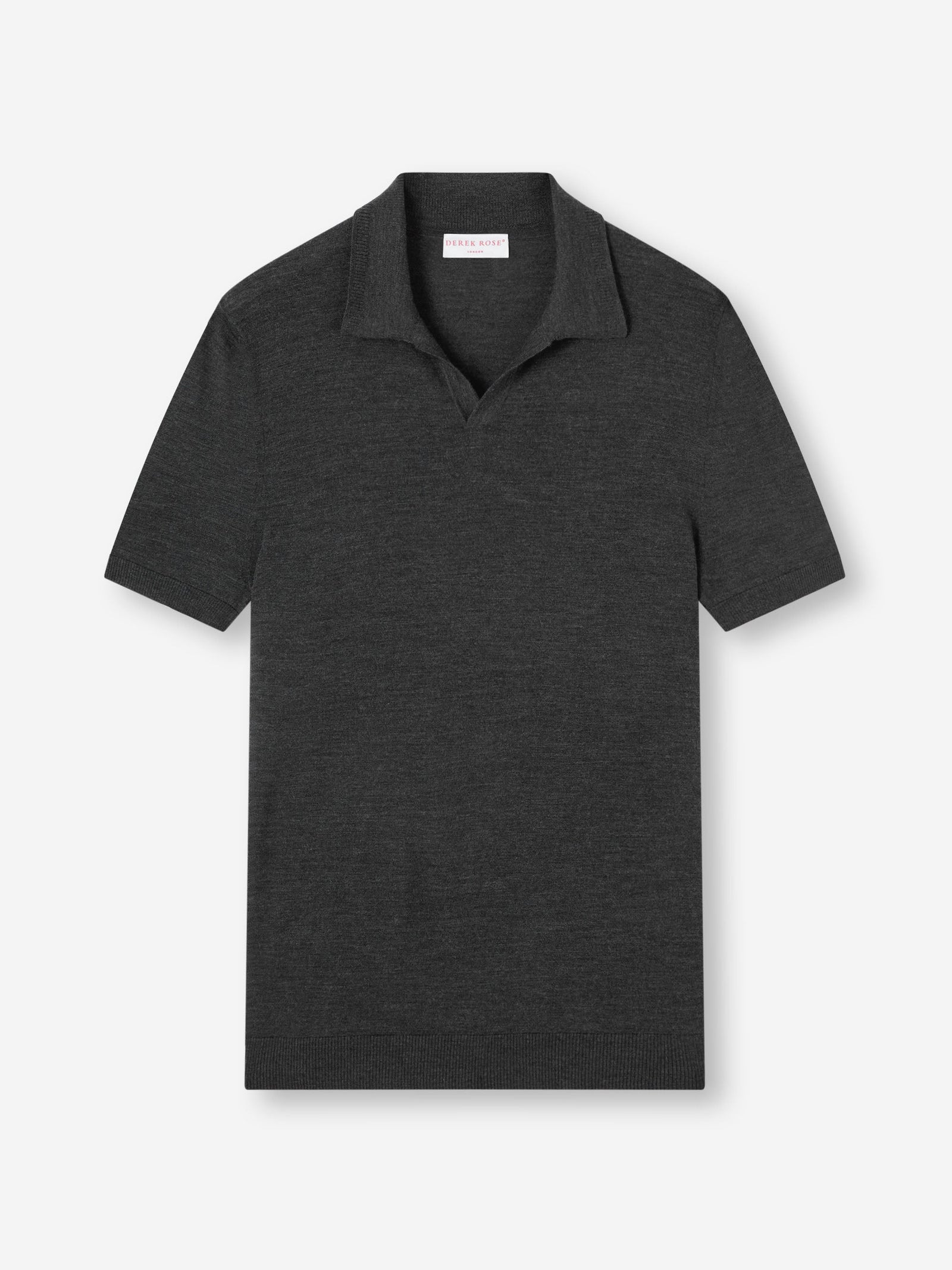 Men S Polo Shirt Orson Merino Wool Gray