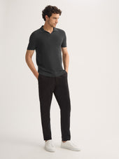 Men S Polo Shirt Orson Merino Wool Gray