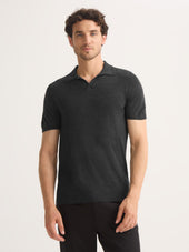 Men S Polo Shirt Orson Merino Wool Gray