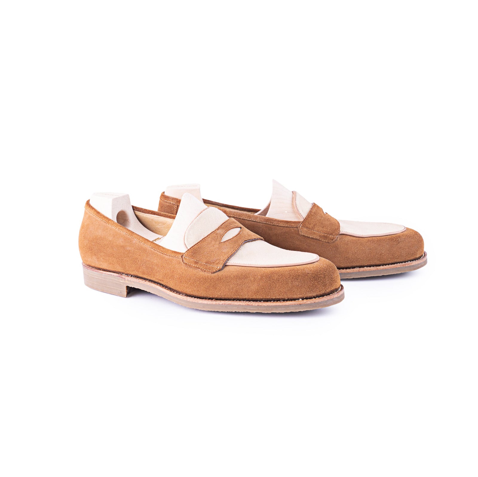 Piccadilly Loafer Spector In Light Brown And White