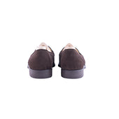 Piccadilly Loafer In Dark Brown Suede Leather