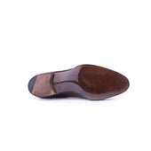 Loafer With Hand Stitched Apron Tassels And Braided Band Patinized