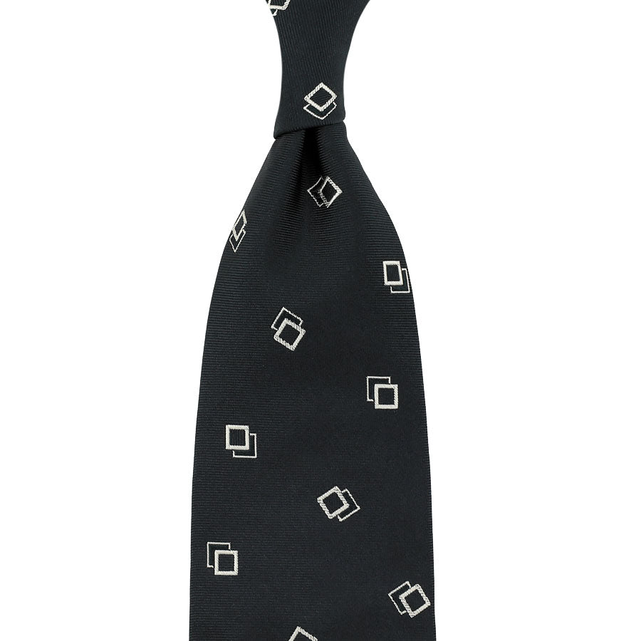 Geometrical Jacquard Silk Tie