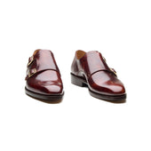 Velar X Double Monk Strap Chestnut Museum Calf New Age