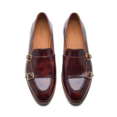 Myron Monk Strap Loafer Chestnut Museum Calf New Age