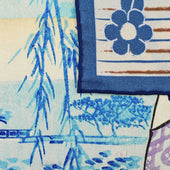 Ukiyo E Silk Pocket Square Shinobazu 40x40cm