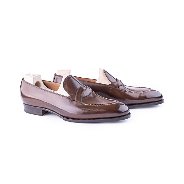 The Entwined Loafer in Crust calf leather
