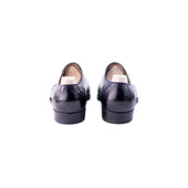 The Queens Elegant Oxford In Dark Blue Crust Calf Leather