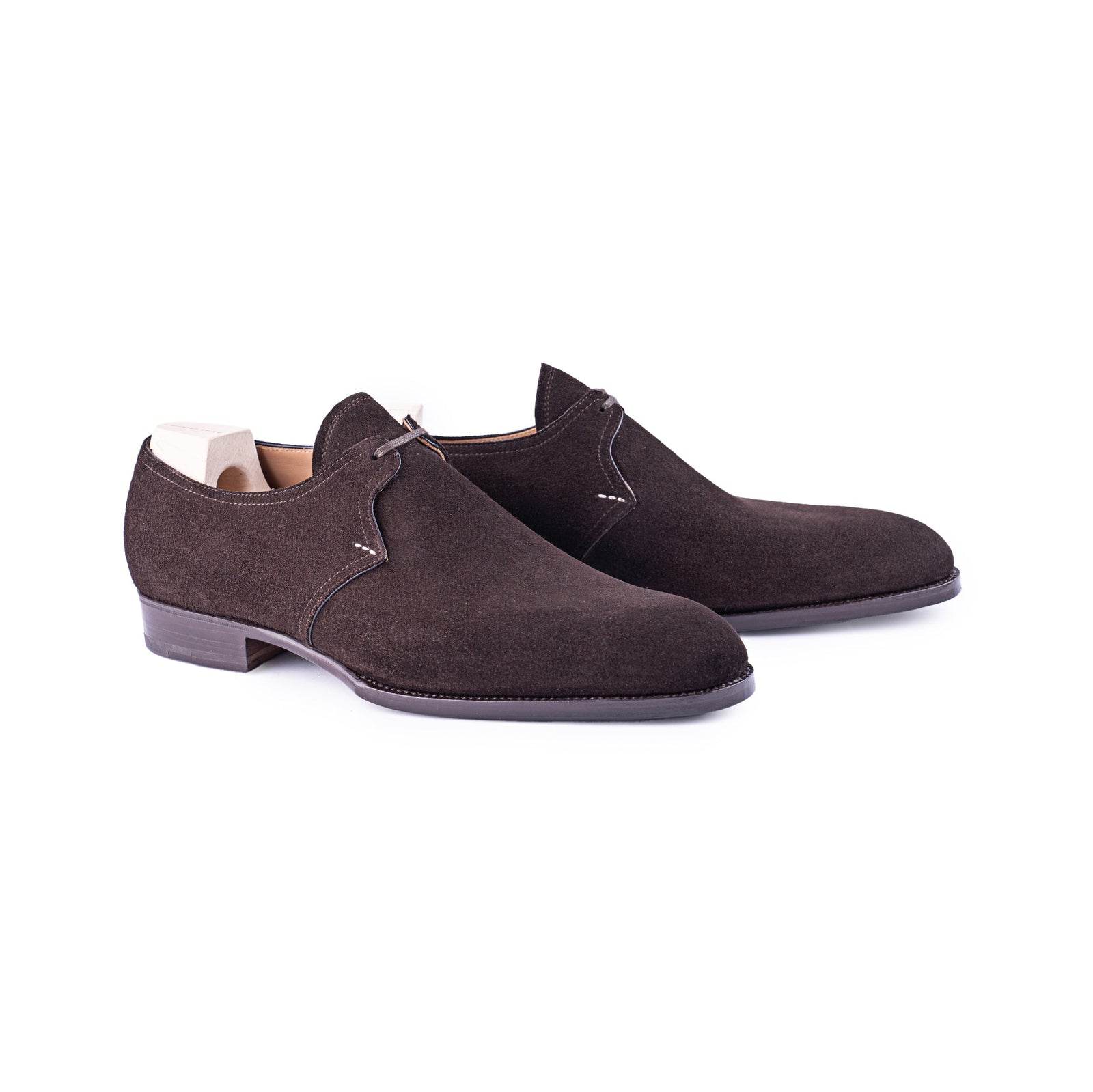 One Eyelet Derby With Plain Tip