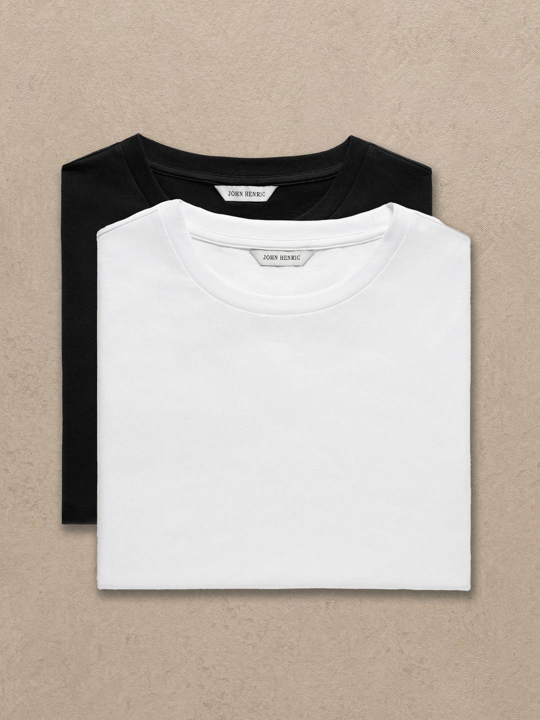 2-Pack White & Black Lightweight T-Shirt