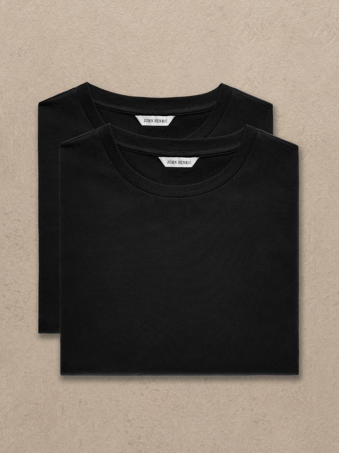 2-Pack Black Lightweight T-Shirt
