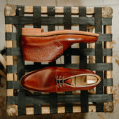 Chukka Boots In Mid Shrunken Calf Leather