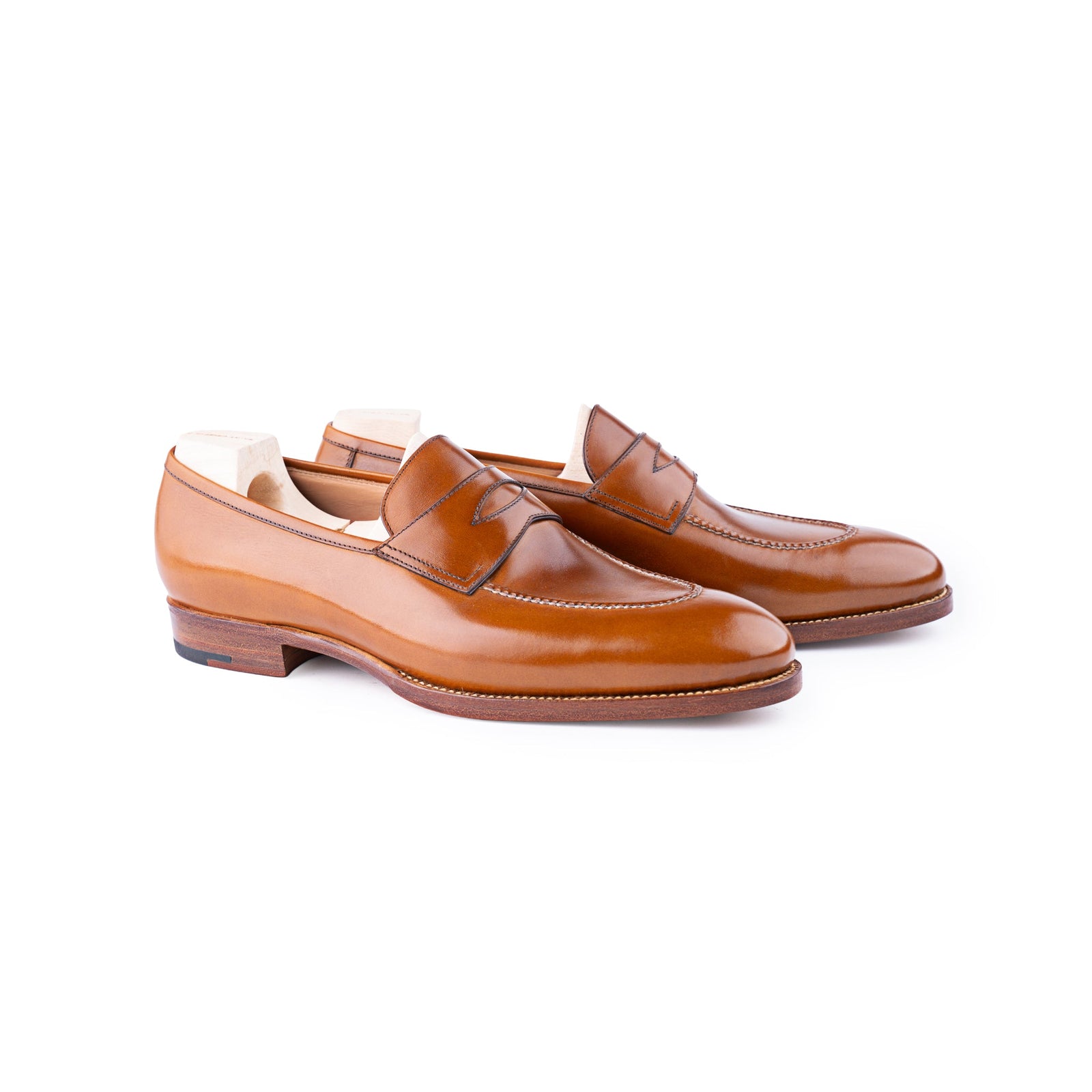 Classic Penny Loafer With Hand Stitched Apron