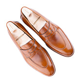 Classic Penny Loafer With Hand Stitched Apron