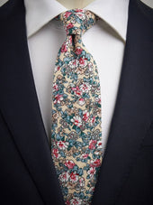 Tie Floral White