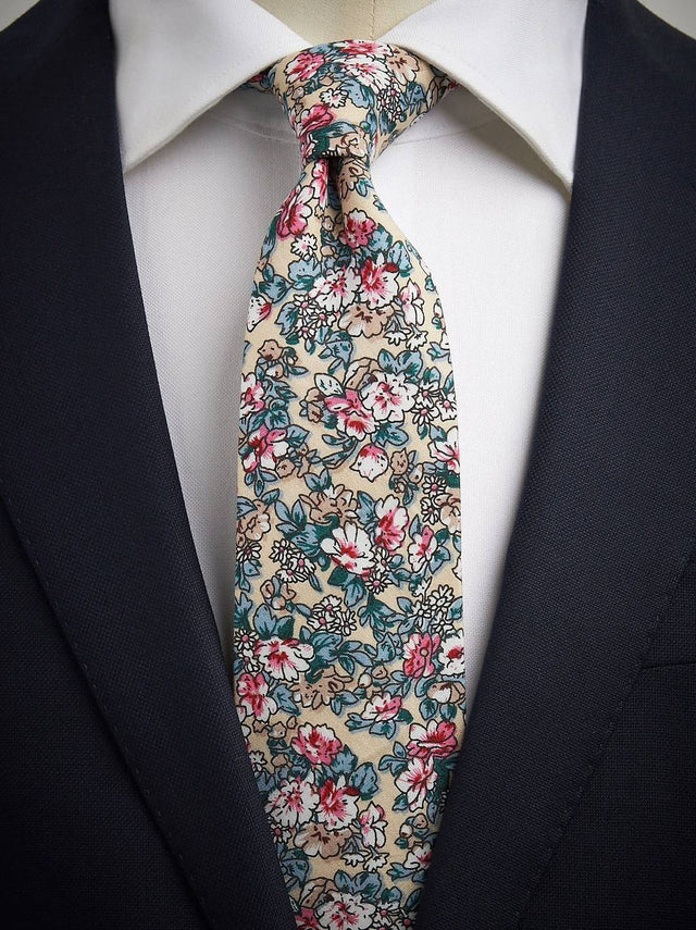 Tie Floral White