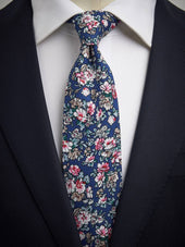 Light Blue Tie Floral