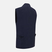 Collared Linen Waistcoat