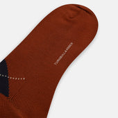 Wool Check Mid Length Socks